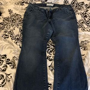 Boot cut trouser jean